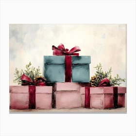 Christmas Presents 20 Canvas Print