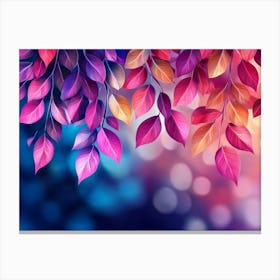 Colorful Leaves 7 Canvas Print