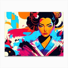 Geisha 123 Canvas Print