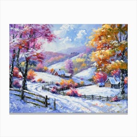 Winter Landscape 19 Canvas Print