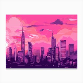 Frankfurt Skyline  Canvas Print