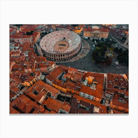 Arena Di Verona in Italy Wall Art Picture Print Canvas Print