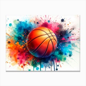 Basketball Ball Canvas Print