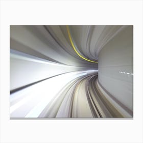Tunnel - Tunnel Stock Videos & Royalty-Free Footage Canvas Print