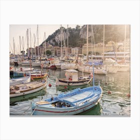 Harbour In Nice Canvas Print