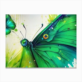 Butterfly Painting Canvas Print