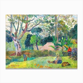 The Big Tree (Te Raau Rahi) (1891), Paul Gauguin Canvas Print
