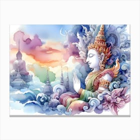 Buddha Painting 2 Canvas Print