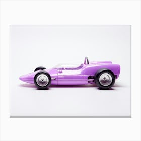 Toy Car Purple Race Car Canvas Print