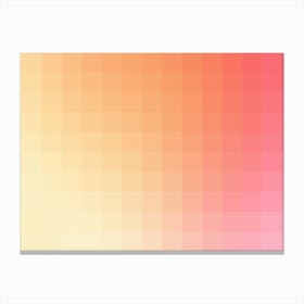 Lumen 03, Pink and Orange Gradient Canvas Print