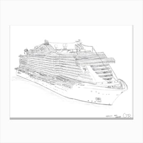 MSC Seaside Canvas Print