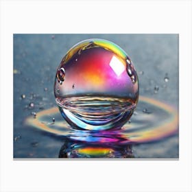 Water Drop Canvas Print