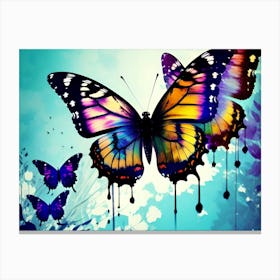 Colorful Butterflies 163 Canvas Print