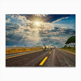 Freedom riders Canvas Print