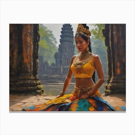 Angkor Thom Dancers Canvas Print