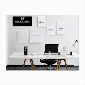 Modern Office Canvas Print