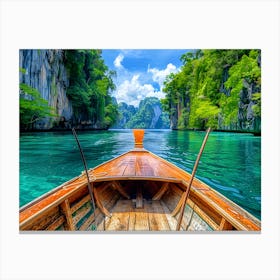 View from a boat Canvas Print