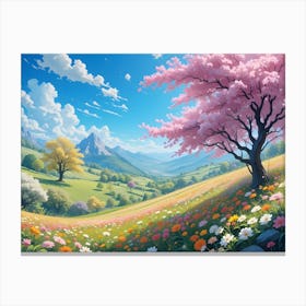 Cherry Blossoms 10 Canvas Print