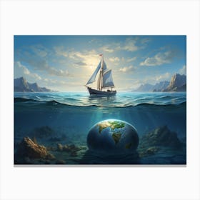 Earth And Sea Canvas Print