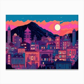 Tbilisi Skyline Canvas Print