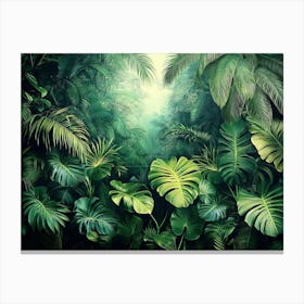 Tropical Jungle 8 Canvas Print