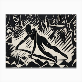 'The Woman In The Woods' Canvas Print