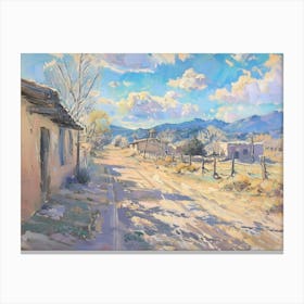 Western Landscapes Santa Fe New Mexico 2 Canvas Print