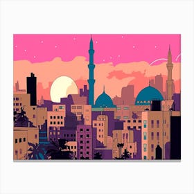 Beirut Skyline Canvas Print