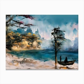 Of A Boat Canvas Print