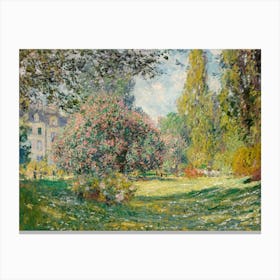 Claude Monet Garden 2 Canvas Print