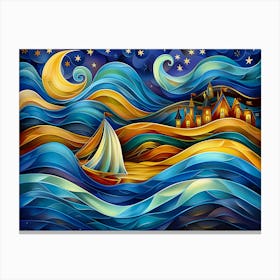 Starry Night 6 Canvas Print