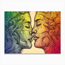 Rainbow Love 11 Canvas Print