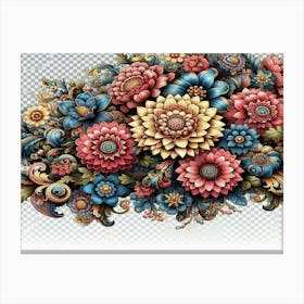 Floral Bouquet Canvas Print