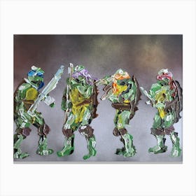 TmNT Abstract Canvas Print