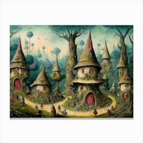 Fantasy Village 8 Canvas Print