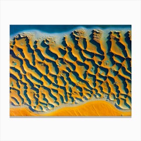 Dunes From Space Canvas Print