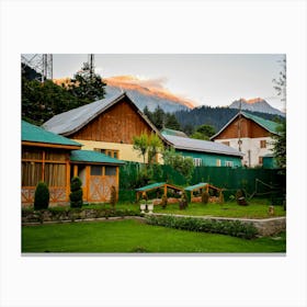 Shimla Valley Resort Canvas Print
