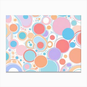 Abstract Circles 10 Canvas Print