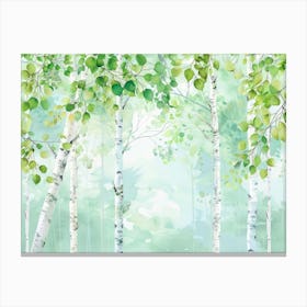 Birch Forest 11 Canvas Print