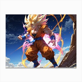 Dragon Ball Z Wallpaper 90 Canvas Print