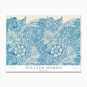 William Morris Prints Blue Marigold Original Landscapes Landscape Botanical Vintage Canvas Print