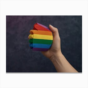 Rainbow Flag Canvas Print