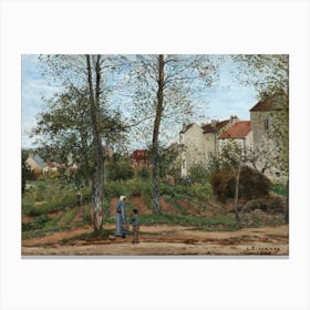 Landscape At Louveciennes (Autumn) (1870), Camille Pissarro Canvas Print