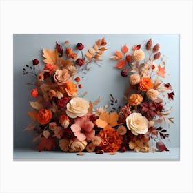 Autumn Wreath Canvas Print