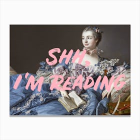 Shhimreading Ratio3x4 Canvas Print