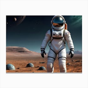 Lost In The Vast Expanse Of Space Canvas Print