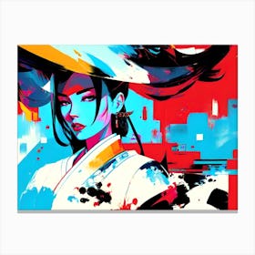 Asian Woman 9 Canvas Print