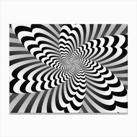 Abstract Optical Illusion Background Wallpaper Canvas Print