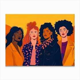 Afro-American Women Canvas Print