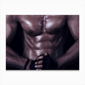 Muscular Man Canvas Print